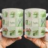 Ceramic Gardening Mug with 3D Relief Pastoral Design Heat-Resistant Coffee Tea Cup Nature-Inspired Drinkware