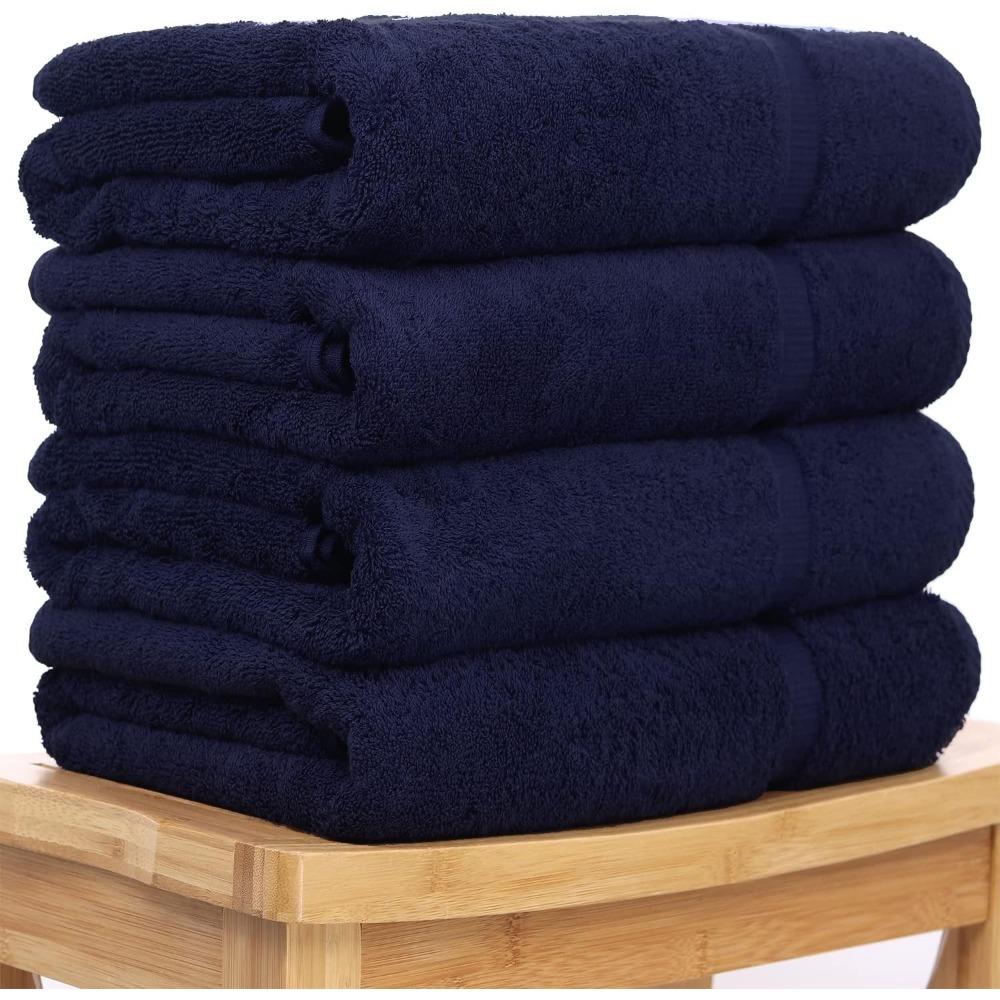 Super absorbent, fast drying 100% Türkiye cotton 700 GSM, environmental protection towel, bath towel set 27 X 54, a set of 4