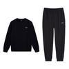 Round Neck Sports Versatile Long Sleeve Comfortable Sweatpants Hoodie Set Unisex Sets AWDTC69-1+AKLVB35-1