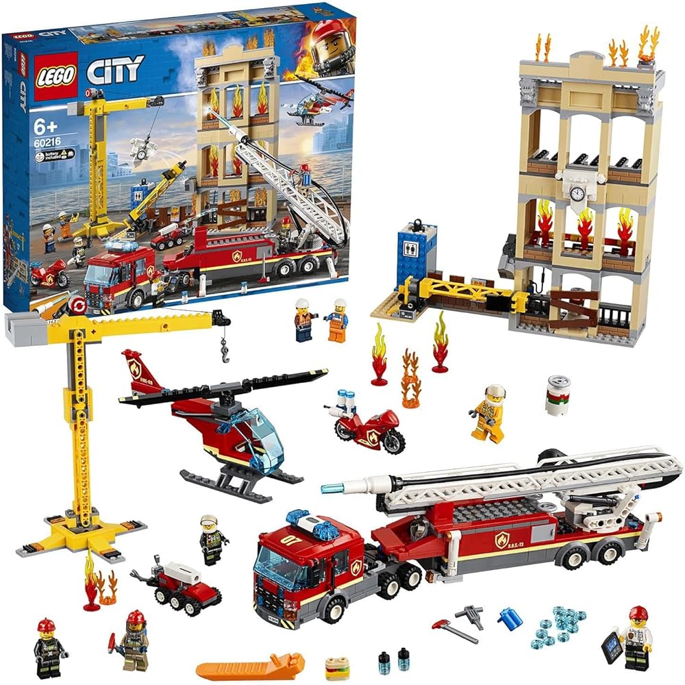 

LEGO City Пожежна служба 60216 Будівельні блоки Іграшка для хлопчиків Транспортний засіб