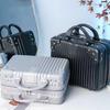 14 Zoll Mini Reisekoffer Kosmetikbox Handgepäck Organizer Make-up-Koffer Kleine Passwortbox Boarding Case für Frauen Mädchen
