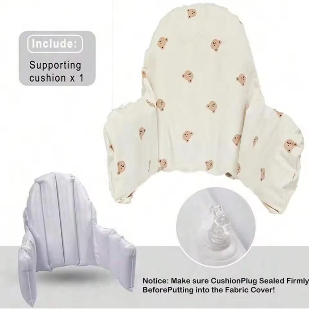 

Складная детская надувная подушка для сидения однотонная накидка на подушку для обеденного стула дети Style A