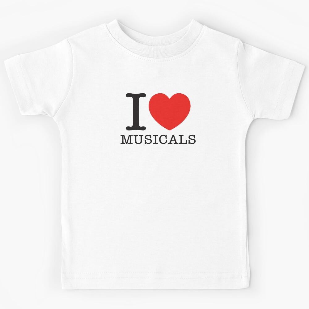 I Love Musicals Kids T-Shirt 150