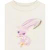We11done Ss23 Round Neck Pullover Rabbit Print Cartoon Long Sleeve Sweatshirt Unisex sweatshirt Off-White WD-TT1-23-792-U-IV