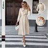 GMXIA Women's Fashion Autumn Winter Long Sleeve Casual Dresses