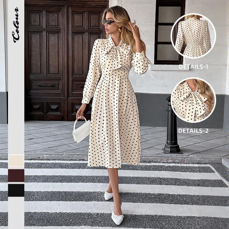 GMXIA Women's Fashion Autumn Winter Long Sleeve Casual Dresses