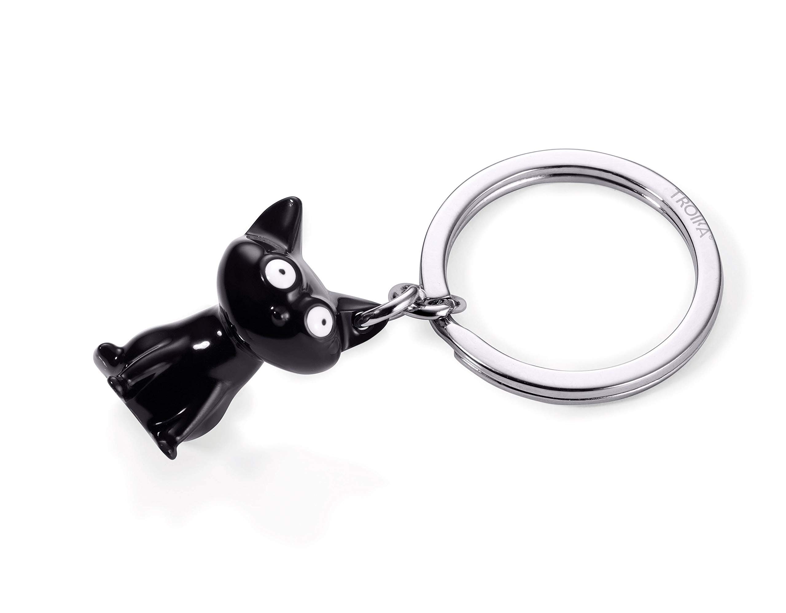 

TROIKA (Troika) Black Cat Keyring Felix KR16-22/BK Black Cat Keychain Accessory Charm