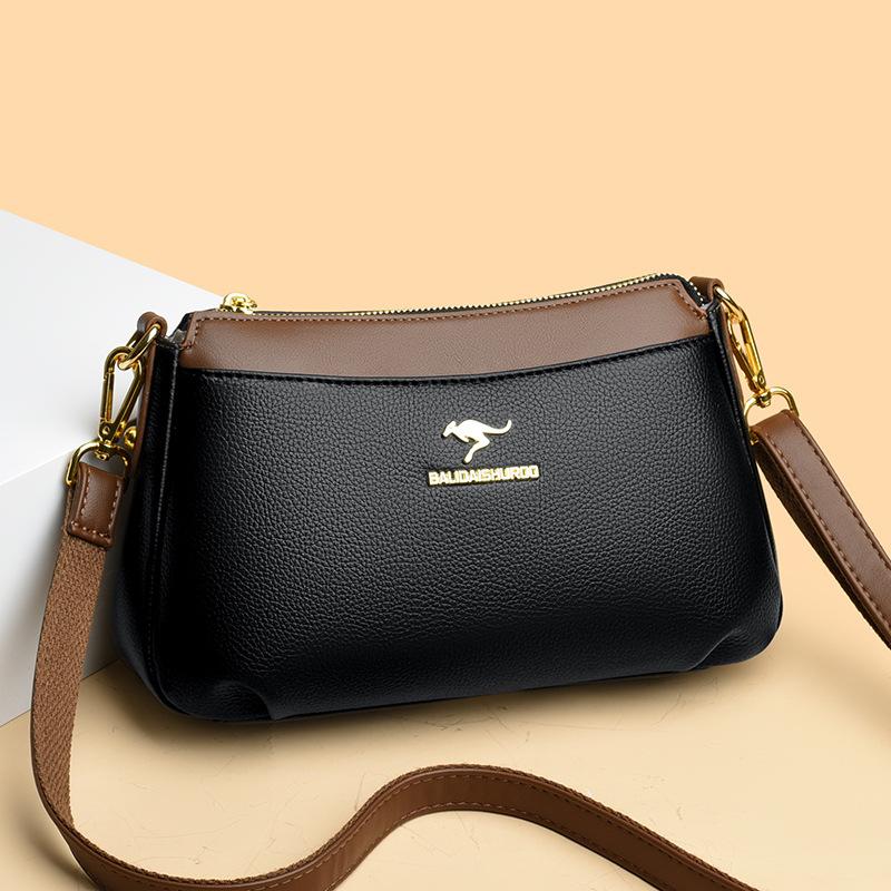 Summer New Bag Women's Fashion Versatile Shoulder Messenger Bag Simple Color Matching Large-capacity Bag