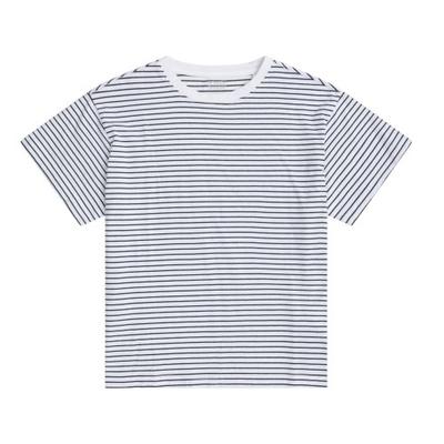 Womens/Ladies Idol Contrast Striped Relaxed Fit T-Shirt