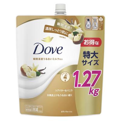 Dove Body Soap Shea Butter & Vanilla (Large Size) Refill, 1270g