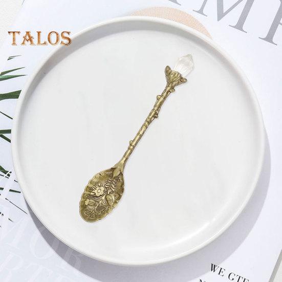 Suppenlöffel, Kunstkristall-Top-Geschirr, spülmaschinenfest, zuverlässig, Kaffee-Suppenlöffel, Küchenhelfer