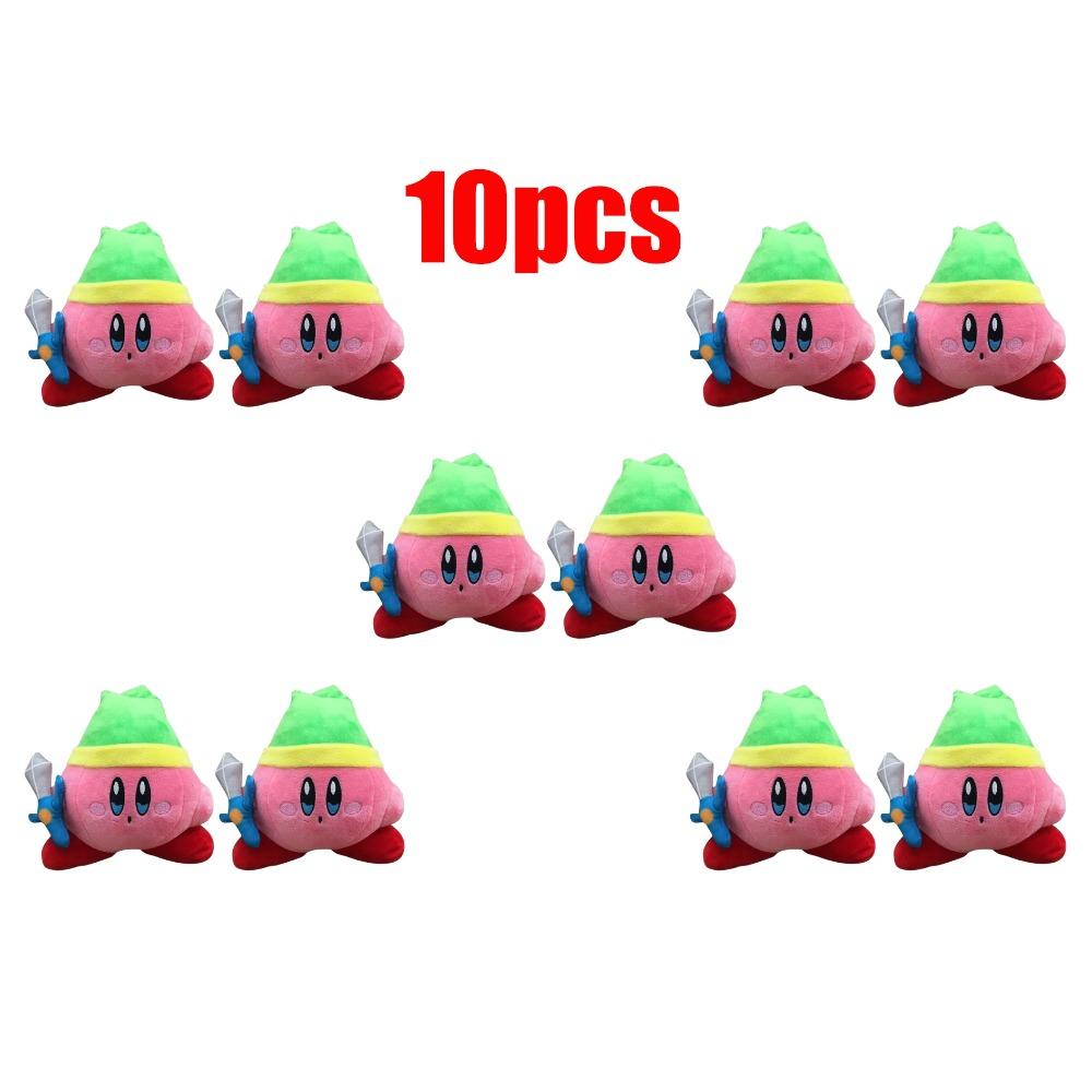 Anime Kirby Λούτρινα Παιχνίδια Kawaii Cute Pink Peluche Cartoon Μαλακή γεμιστή κούκλα ζώων Χνουδωτό μαξιλάρι Διακόσμηση δωματίου στο σπίτι Δώρο γενεθλίων Παιδί