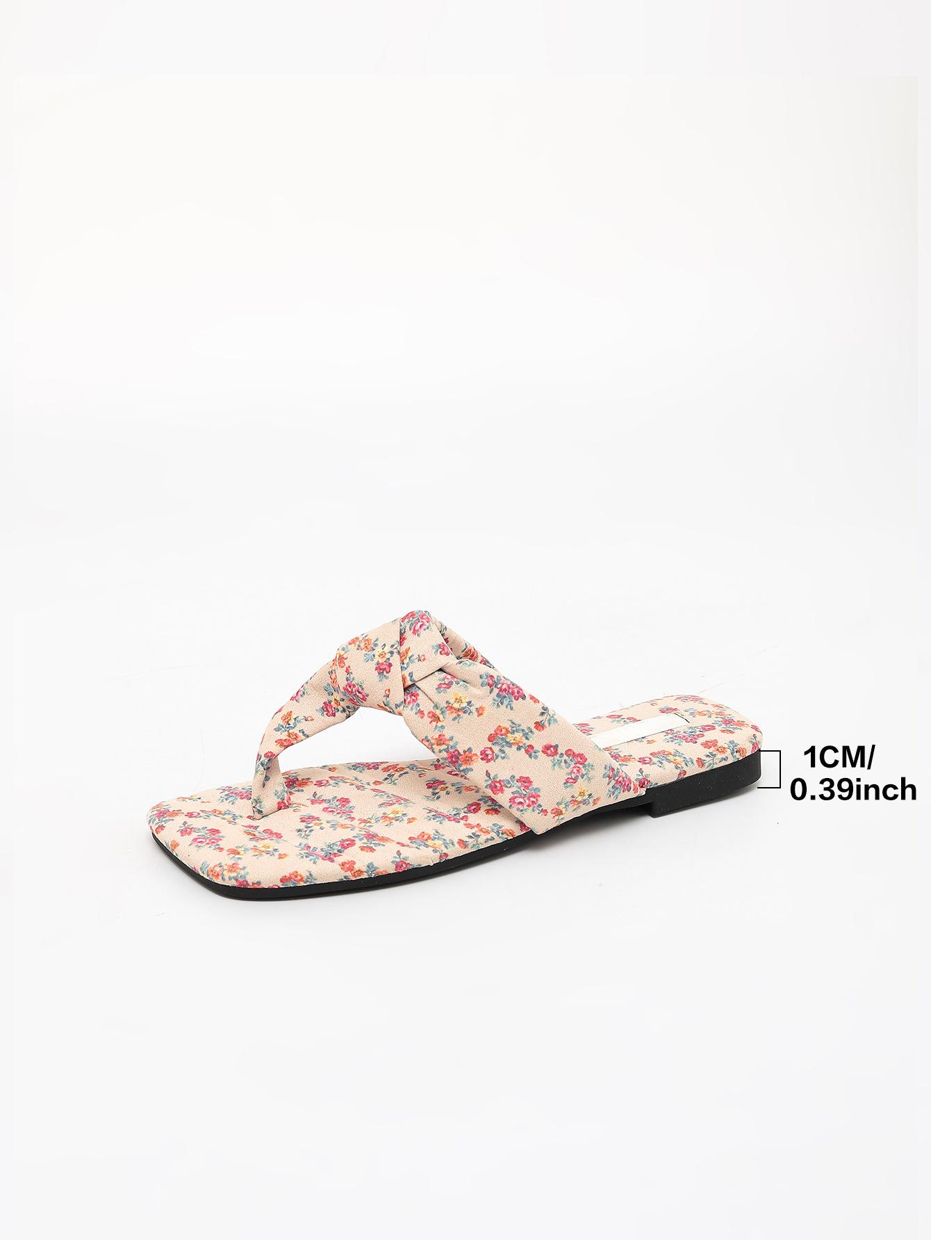 

Summer new toe flip-flops shoes women wear high-end fashion flat sandals 2025 French temperament women s shoes 35