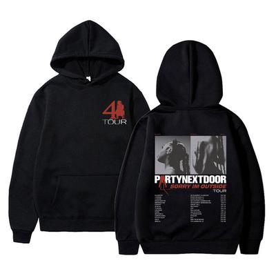 Rapper Partynextdoor PARTYNEXTDOOR 4 Tour Graphic Hoodie Real Woman Merch Tracksuit Men Women Hip Hop Vintage Oversized Hoodies