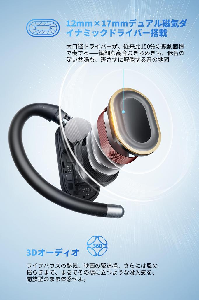 TRUEFREE EarFit DS1 Wireless Earbuds with Bluetooth IPX5 40 Hours of Fast and App Support Perfect for and Home with a Active Sound Leak and Design for