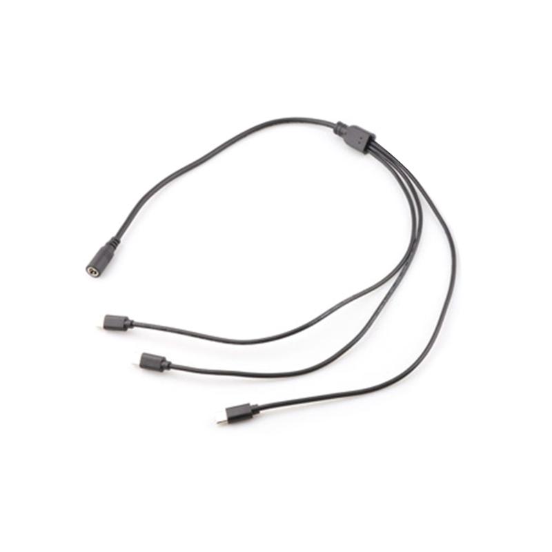 DC5521 to Type C Power Converter Splitter Cable With Precise Coppered Cored Supports 5V/9V/12V Fast Charging