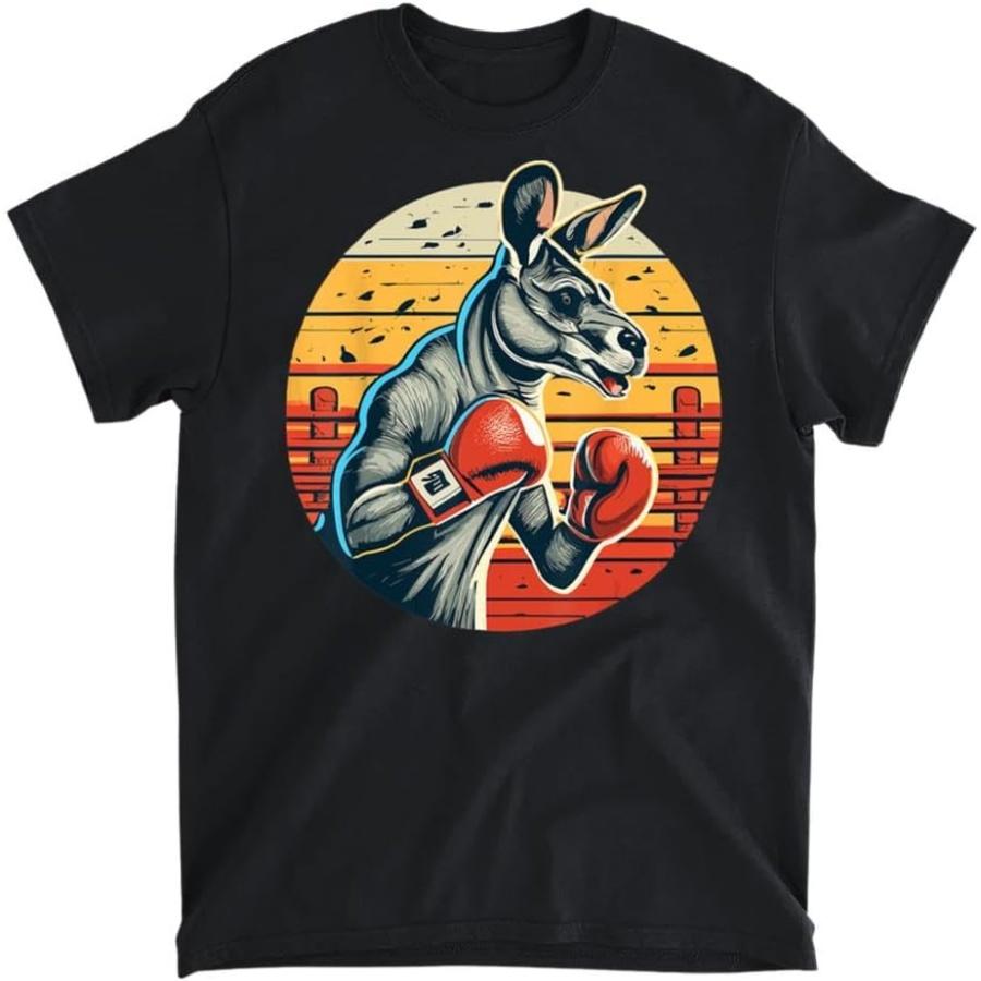 DHPSHOP Boxing Roger Australian Kangaroo Boxing Boxer Kangaroo T-Shirt, Long Sleeve Shirt, Sweatshirt, Hoodie Unisex Adult Size Made in Canada S