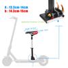 Electric Scooter Saddle Comfortable Padded Foldable Punch  Electric Scooter Seat Saddle for Replacement Electric Scooter Saddle