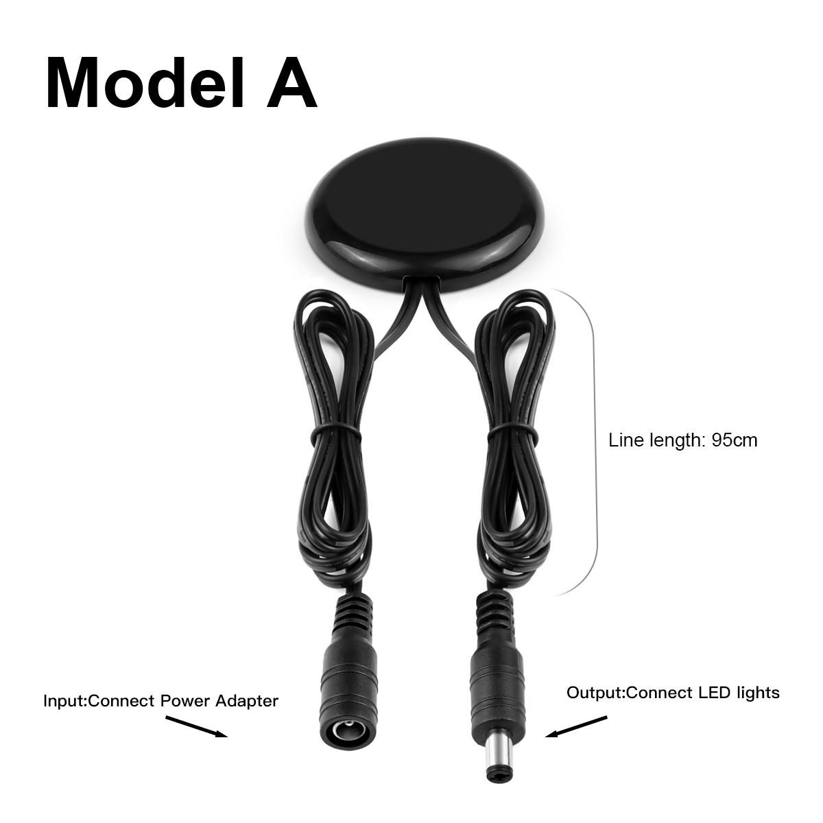 

DC12V-24V Penetrable 25mm Wooden Panel Glass LED Light Touch Switch 60W Hidden Dimmer Sensor Switch For Closet Cabinet Lighting DC12V-24V чёрный