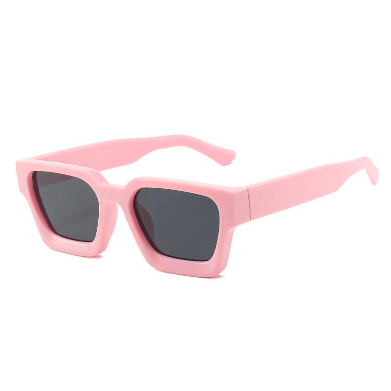 Neue europäische Sonnenbrillen-Trend-Außenhandelsbrille mit quadratischem Rahmen, Persönlichkeit, grenzüberschreitende Brille mit großem Rahmen