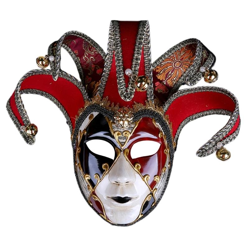 Masquerade Mask for Women Halloween Mask, Halloween Cosplay Eyemask Masquerade Full Face Mask Accsessory