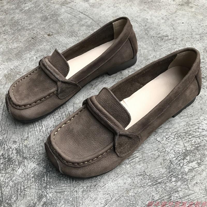 Модные женские мокасины из воловьей кожи — фото 4