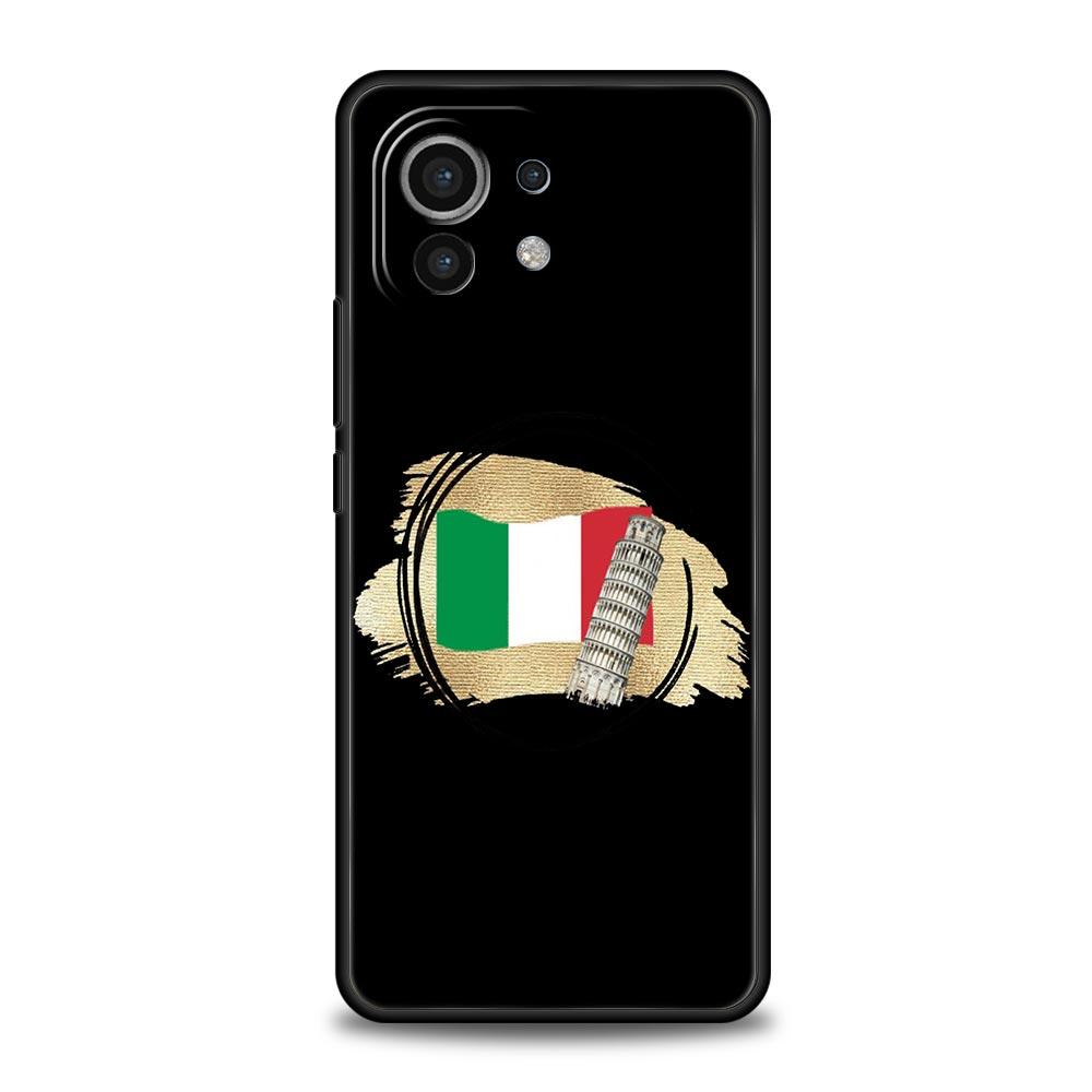 ITALY Flag Phone Case For Xiaomi 14 13T 12T Pro 12 13 11 Ultra Mi Note 10 Lite 10T 5G 11X Pro 11T 11i 9T Soft Silicone Cover