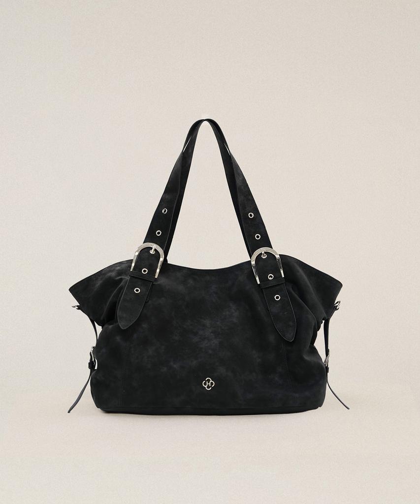 Heeari Bb Buckle Big Shoulder Bag_Black