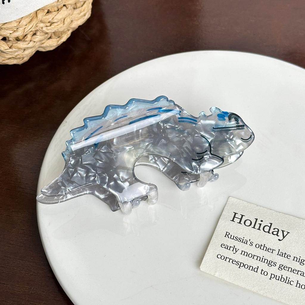 Dinosaur Cute Acrylic Hair Clip With Unique Colorful Options For Hairstyles Trendy