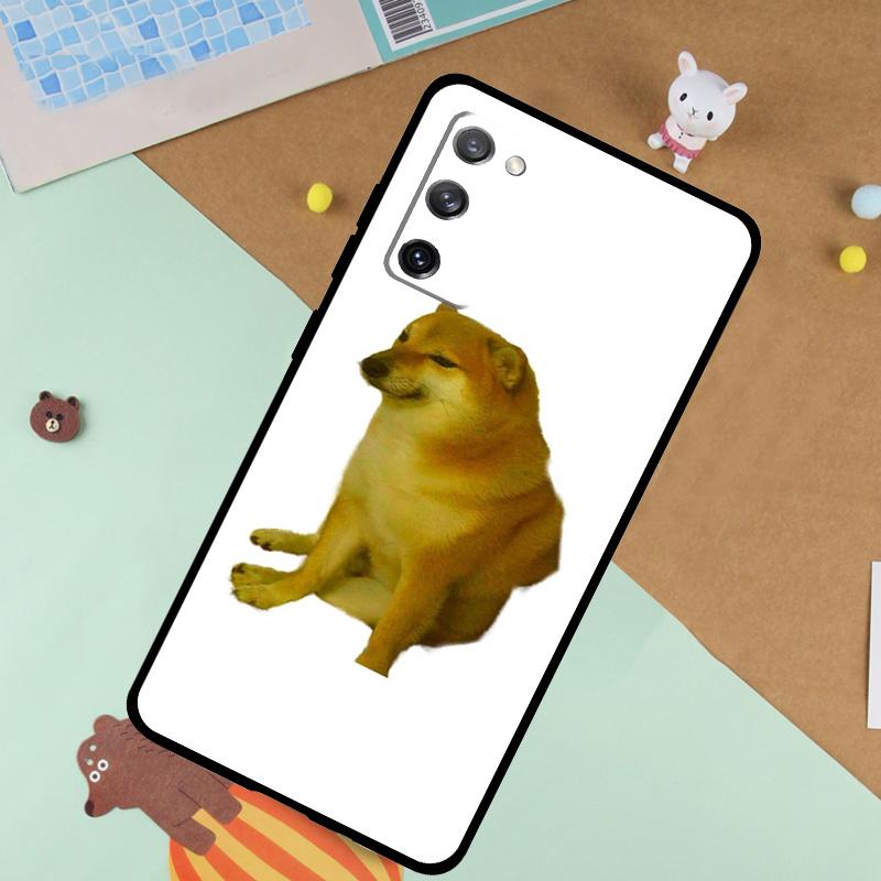 Animal Cartoon Akita Dog Soft Case For Samsung Galaxy S25 Ultra S9 S10 S20 S22 S21 Plus S23 FE S24 Ultra Funda Cover
