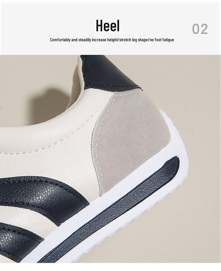 Plus-Size Casual Lace-Up Sneakers - Soft Sole, Versatile Spring & Summer Running Shoes