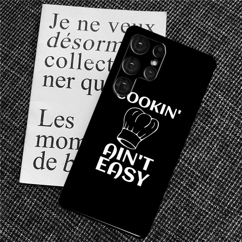 Baking Cook Chef Case For Samsung Galaxy S21 S22 S23 S24 Ultra Note 20 Note 10 S8 S9 S10 Plus S20 FE Cover