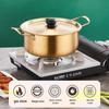 Korean Style Instant Noodle Cooking Pot - Single Serve Ramen Soup Bowl