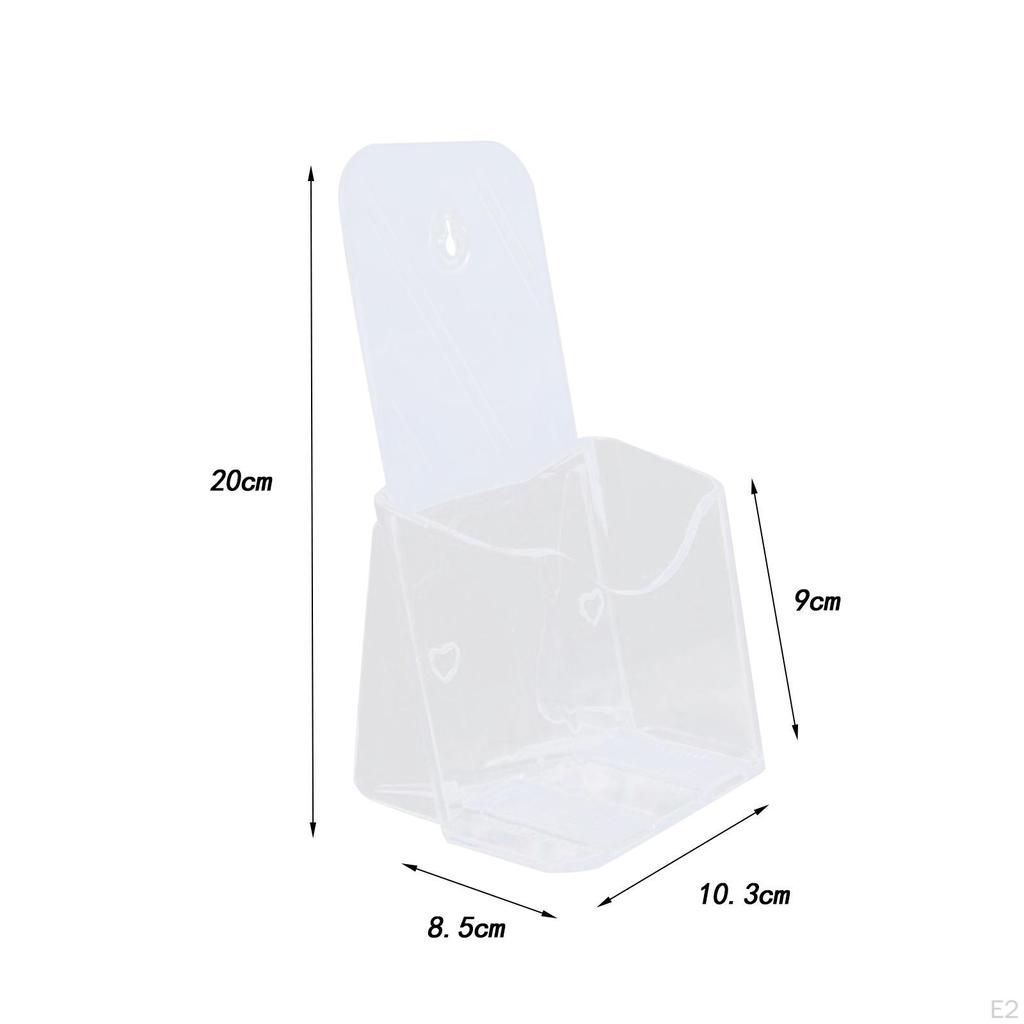 Acrylic Brochure Holder Display Stand Gifts Document Paper Literature Magazine