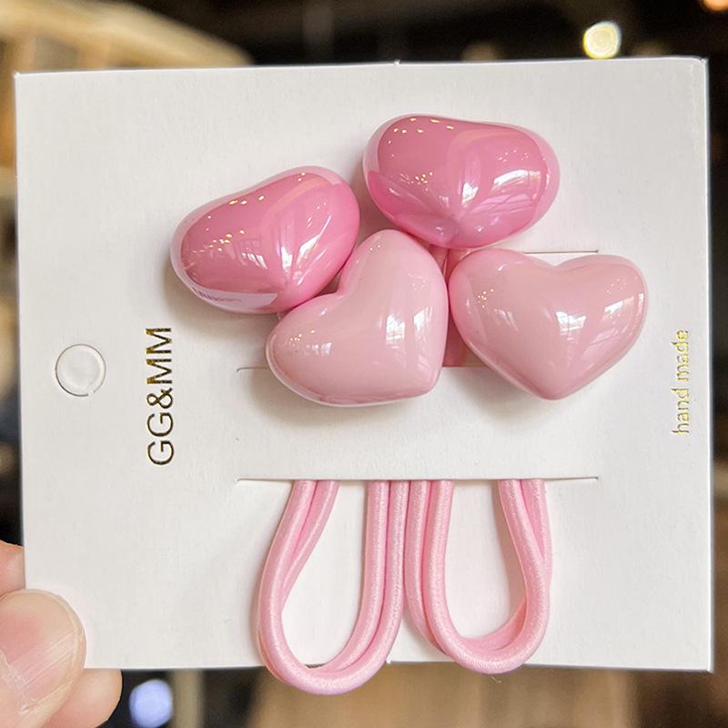 Kristallkaninchen Doppelköpfiges Gummiband Kinderwickel Langes Haarseil Koreanische Version Funkelndes elastisches hochwertiges Kopfseil
