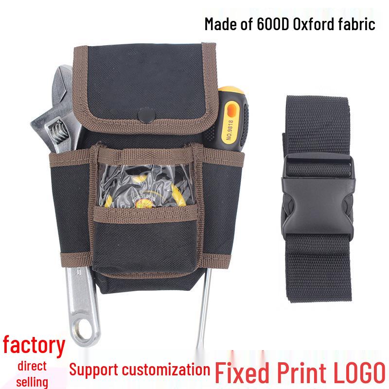 Electrician's Waist Tool Pouch - Multifunctional Canvas Belt