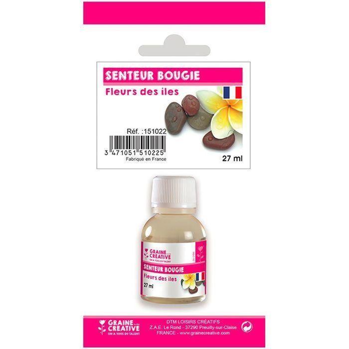 Parfum pour bougie 81 ml - senteur fleurs des îles
