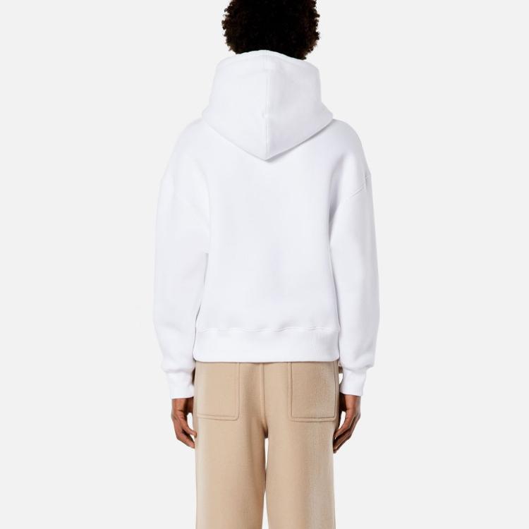 Amiparis Fw21 Logo Letter Pullover Sweatshirt Men sweatshirt White H21HJ062749-100