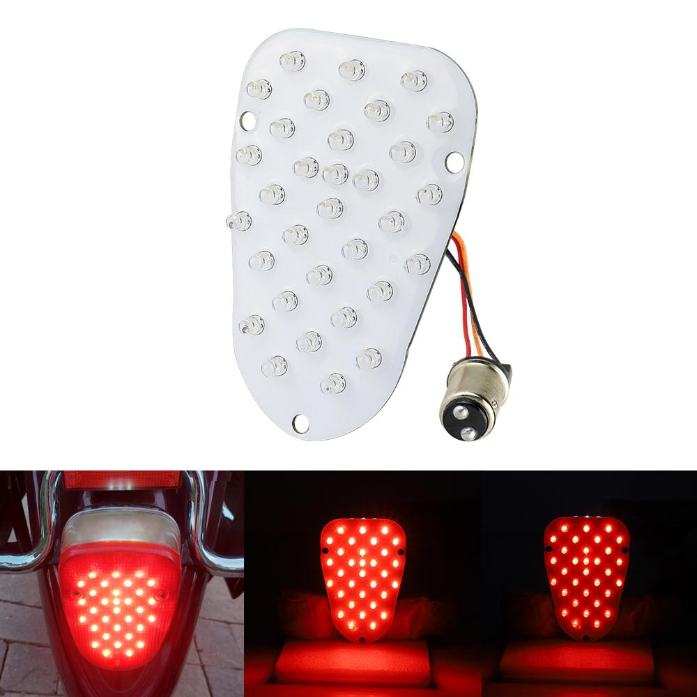 LED Tail Light and Brake Light for Yamaha V-Star, Road Star and Royal Star Motorcycles 1157 Base Red light