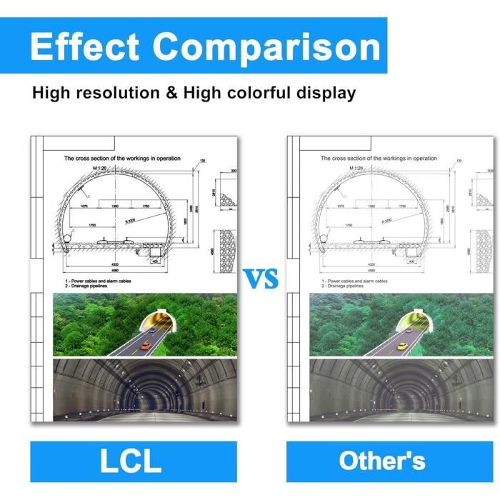 Cartouches d'encre - LCL - PFI-107 - Compatible Canon - 5-pack - Encre pigmentée 130ml