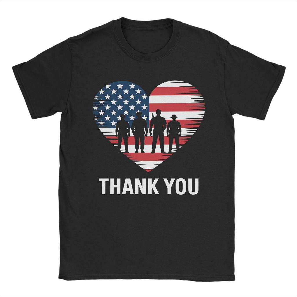Casual Memorial Day Patriot Tshirts For Unisex Unisex Crew Neck Cotton T Shirts Forever Remember Short Sleeve Tees Graphic Tops