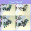 Vintage Silver Shell Bat Brooch Pendant With Animal Design For Women And Men
