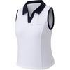 Lifestyle Series Polo Breathable Letter Sleeveless Tennis Top Women Tops 162628137-1