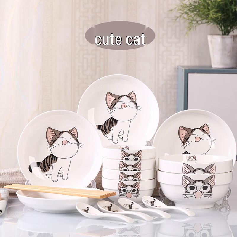 Abay Helt Vit 18-delars Servis