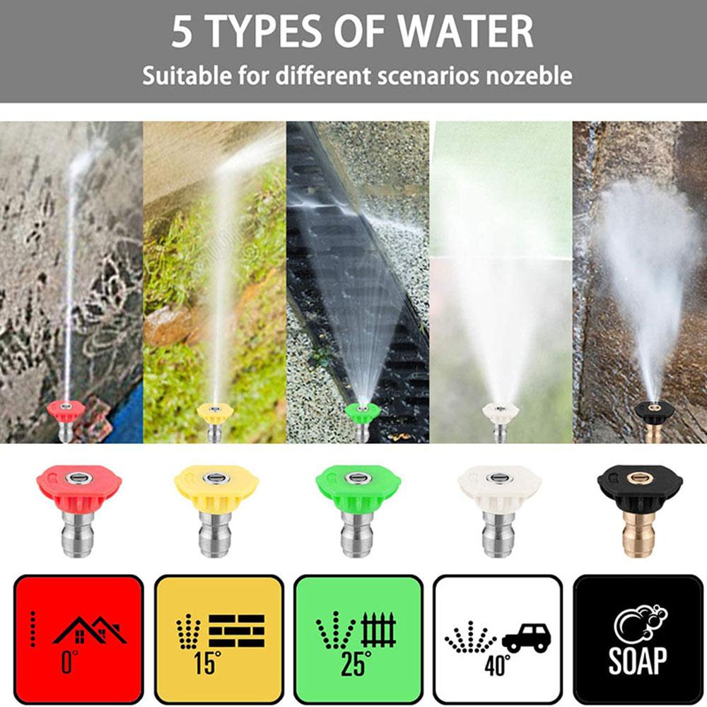 Pressure Washer Karcher Male Adapter G1/4" Quick Release Connector Nozzle for LAVOR Black Decker Bosch Parkside Cleaning Machine