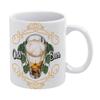 1pc 11oz Double-Sided Printed Mug for Beer Fans, Simple Ceramic Daily Cup, Perfect for Home Kitchen and Fun Gift Moments