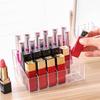 24 Fächer Lippenstiftständer Hülle Make-up Organizer Aufbewahrungsbox Klarer Lippenstift Präsentationsständer Halter Kosmetik Schmuck Organizer Box