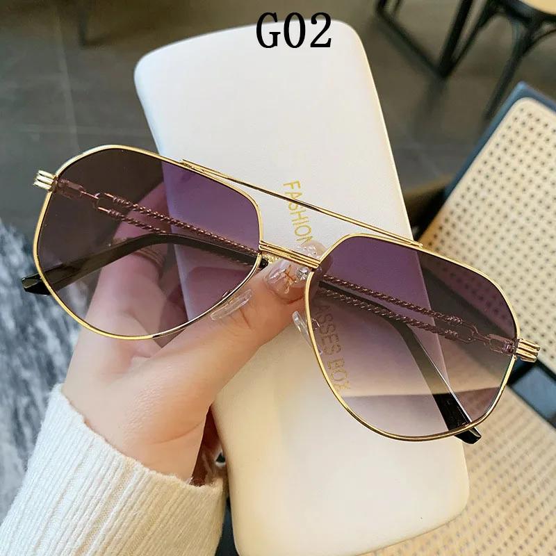 Lunettes de soleil Femme Tendance Vintage Designer Lunettes de soleil Homme Mode de luxe Lunettes Luxe Oculos Lunettes de soleil Femme Zonnebril