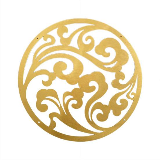 Copper Disc Purification Plate for Birds Bath Brass Tray Safe Water Cleaner Rust-Proof Metal Outdoor Pet Supplies for Tree Statue Pond Balcony