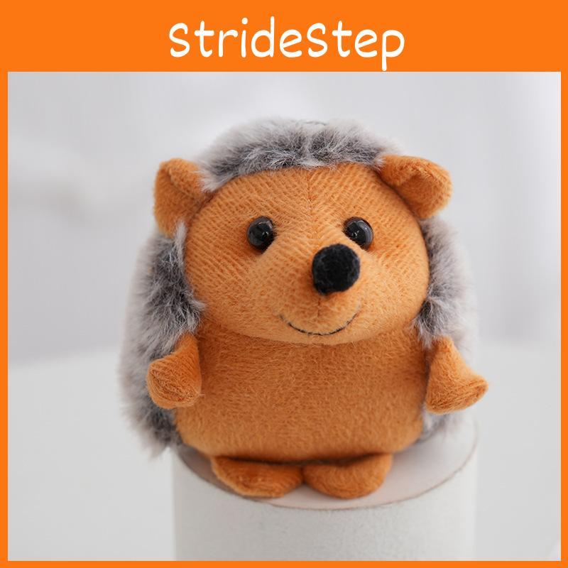 Adorable Hedgehog Plush Toy Keychain Soft Stuffed Animal Backpack Charm Cute